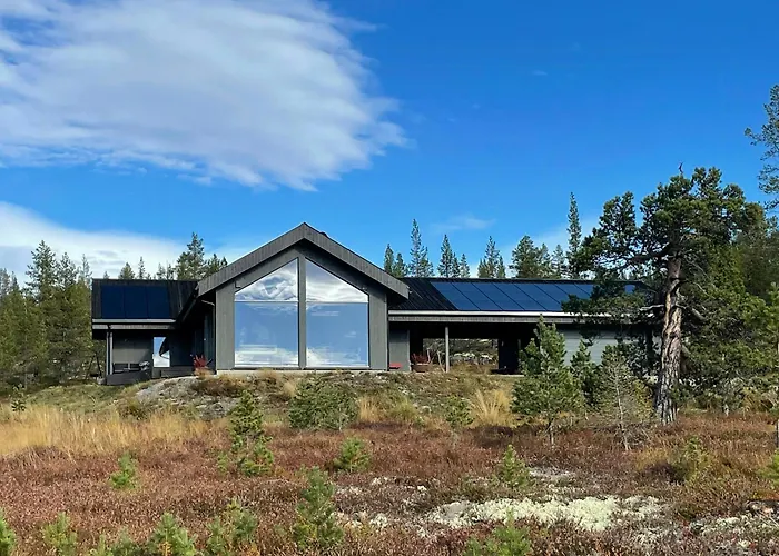 別荘 Eco-friendly With Panoramic Views In Savalen *