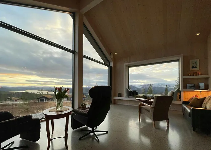 Eco-friendly With Panoramic Views In Savalen Tatil Evi
